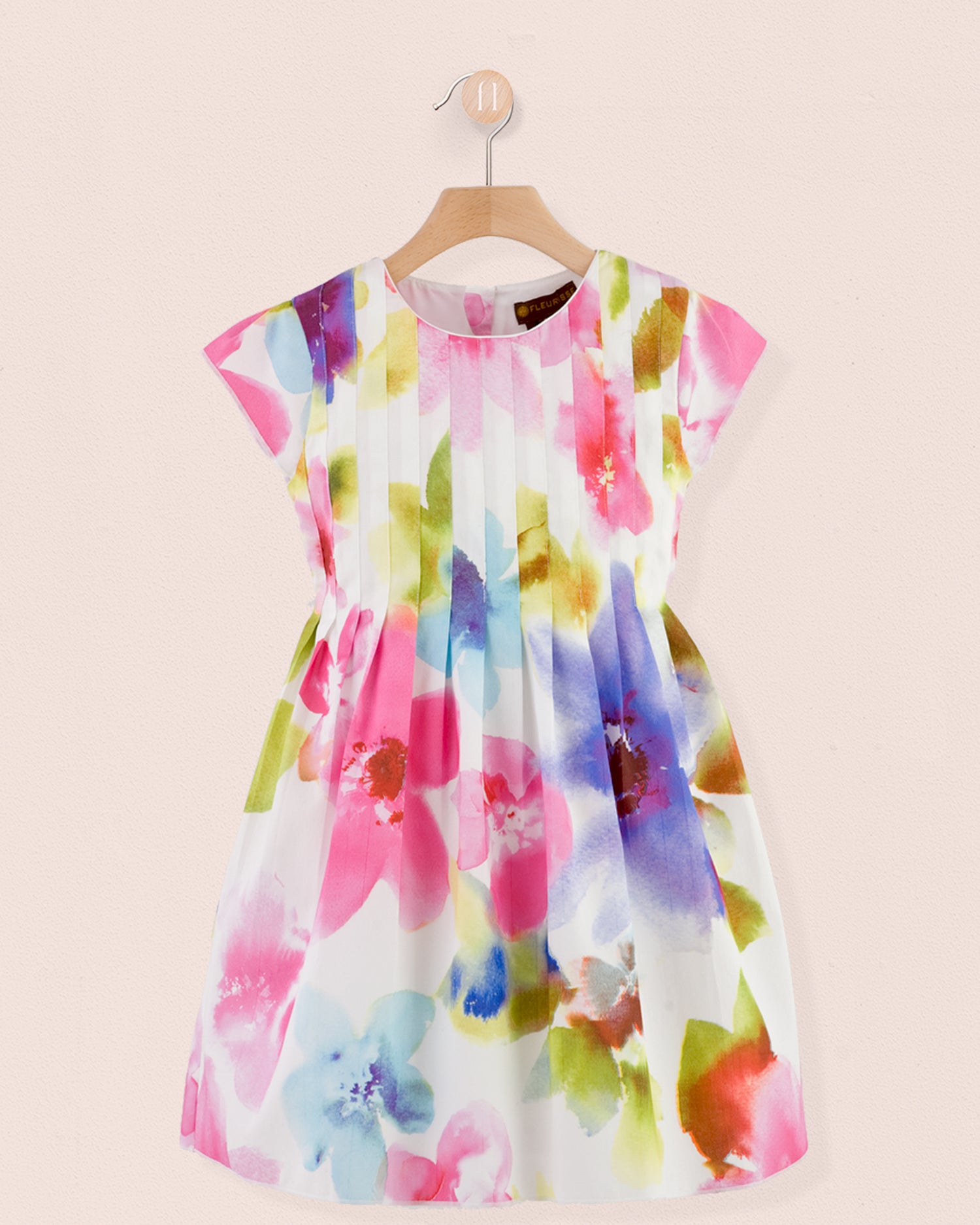 Victoire Italian Waterlilies Dress